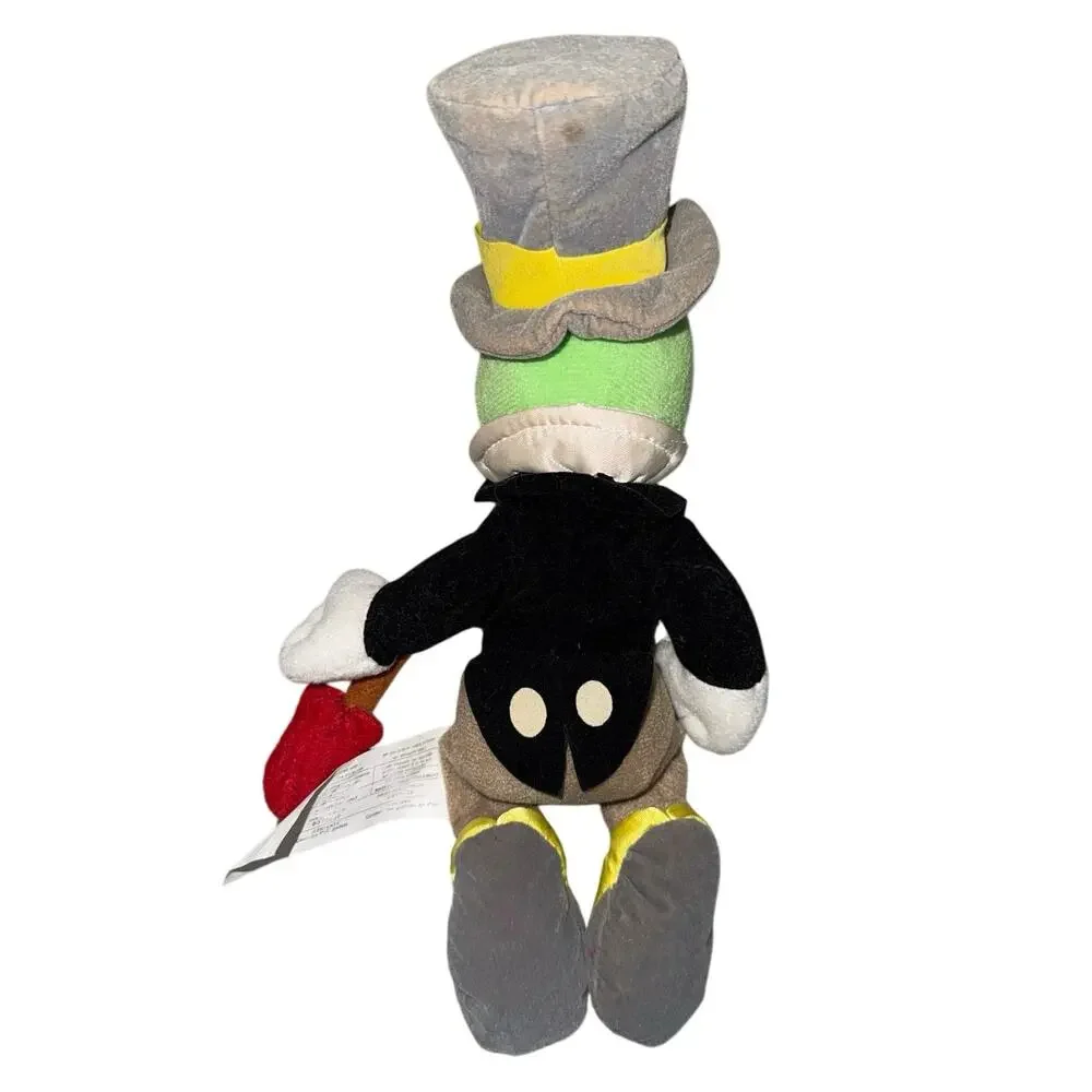 The Disney Store Pinocchio Jiminy Cricket 8 to 10” Mini Bean Bag Stuffed Plush